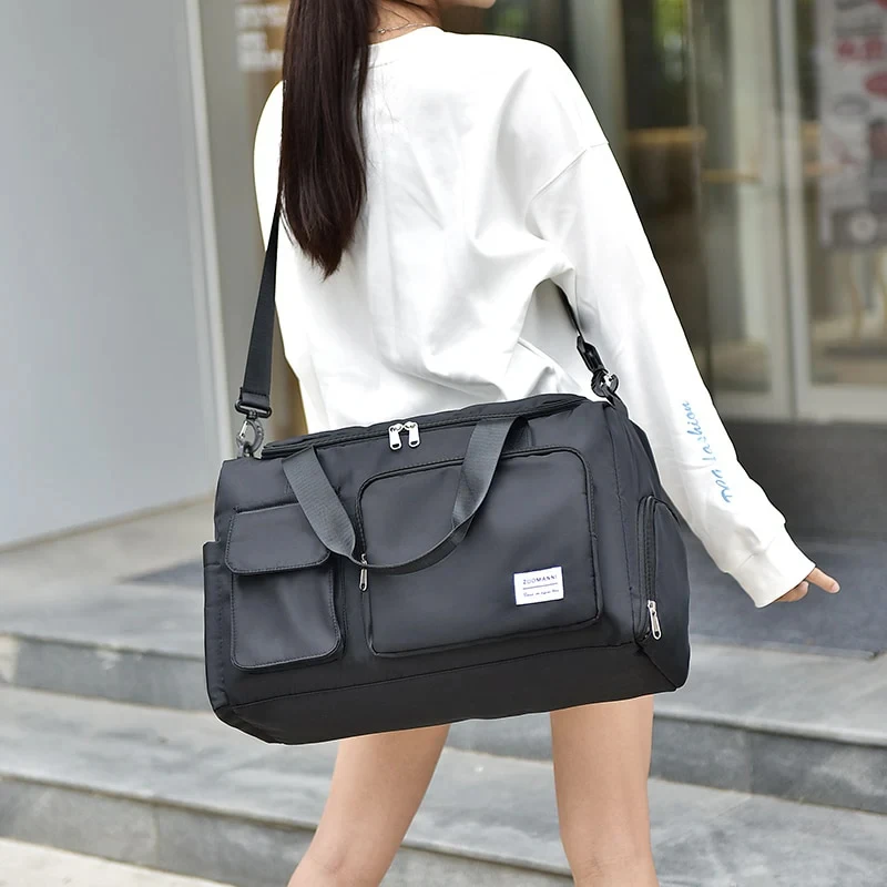 Bolsa de viaje de dibujos animados para adultos de 44CM, bolso portátil, bolsas de almacenamiento de gran capacidad, mochila de gimnasio con compartimento para zapatos, regalos bonitos - imagen 2