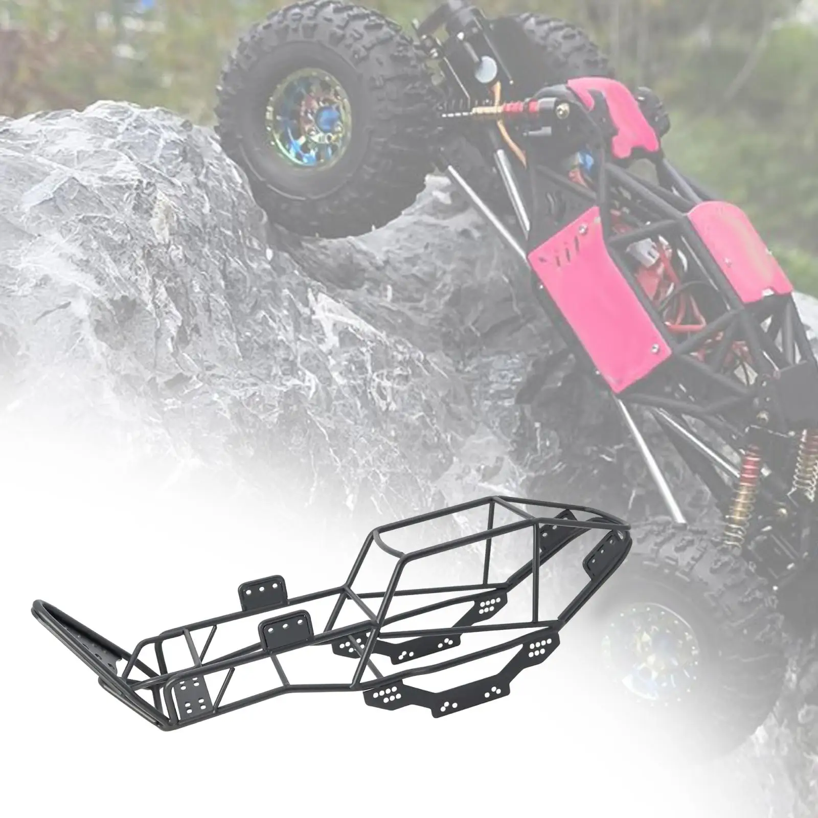 Jaula antivuelco de coche RC para SCX10 90027 modelo 1:10 RC Hobby Car vehículos modificación sobre orugas - imagen 4