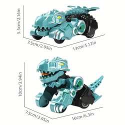 Coche dinosaurio a fricción para niños