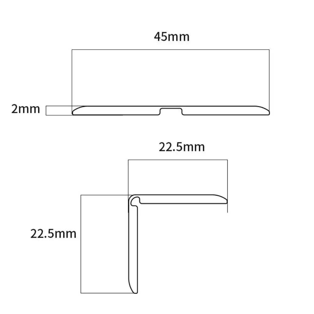 Tiras protectoras de borde de mesa duraderas de 2m, cojín anticolisión autoadhesivo transparente, Protector de esquina de pared de PVC de seguridad para bebés - imagen 4