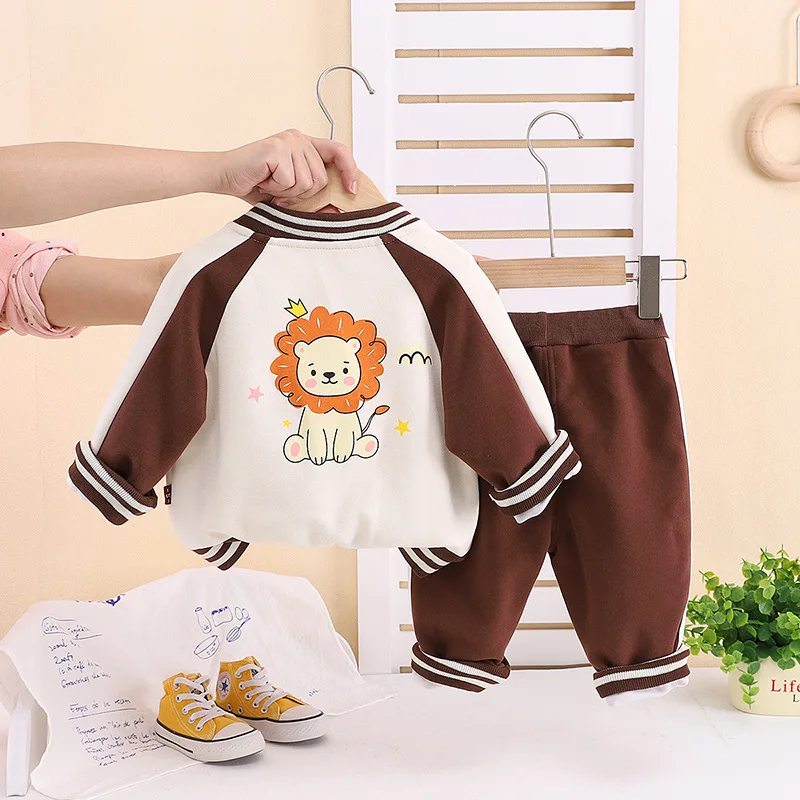 Chándal bebé primavera otoño con chaqueta de dibujos animados - imagen 4