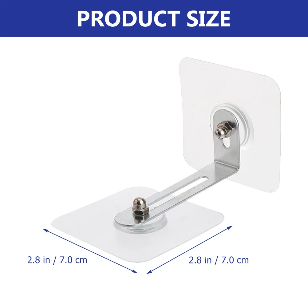 Anclajes antipunta para muebles, soporte de pared adhesivo resistente para gabinete, estantería, tocador, estante, seguridad a prueba de niños, 6 uds. - imagen 3