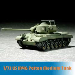 TRUMPETER 1/72 US M46 Patton - Maqueta de Tanque para Niños