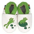 green frog white s