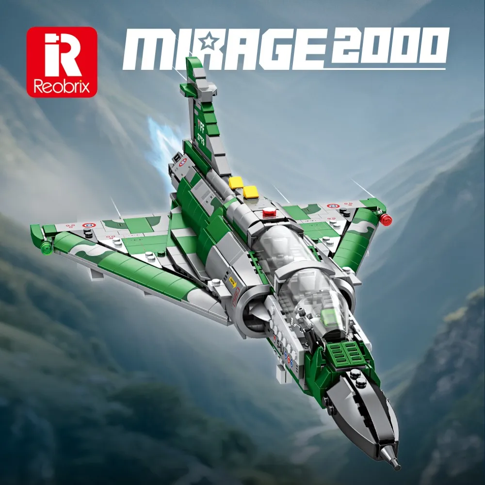 Mirage 2000 Bloques educativos – Avión de combate para niños - imagen 4