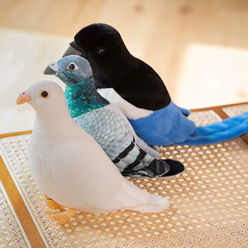 Peluche pájaro realista para niño – Decoración infantil - imagen 3
