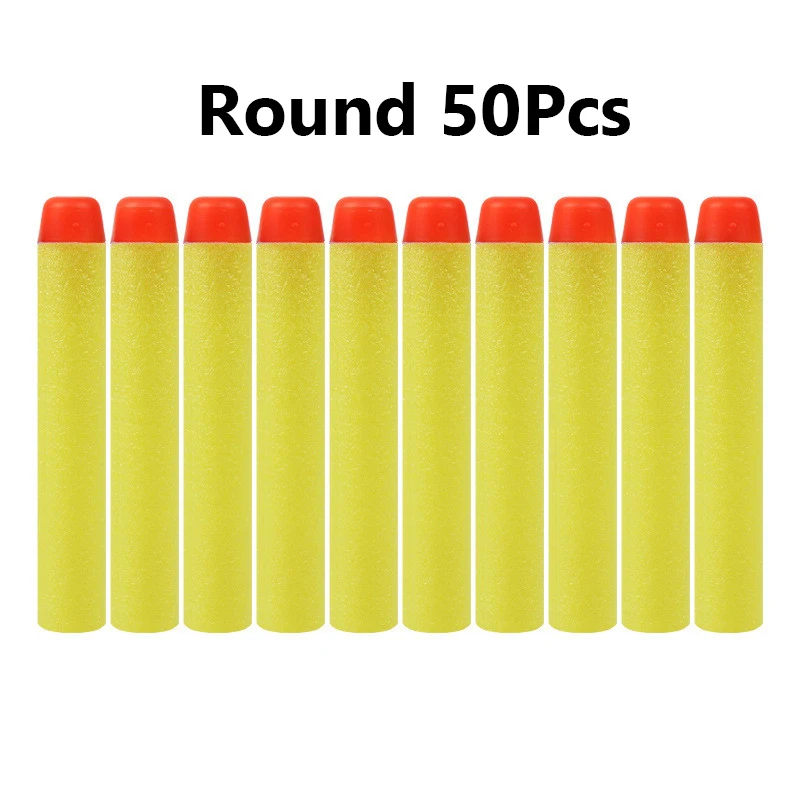 50 Pcs-Yellow round