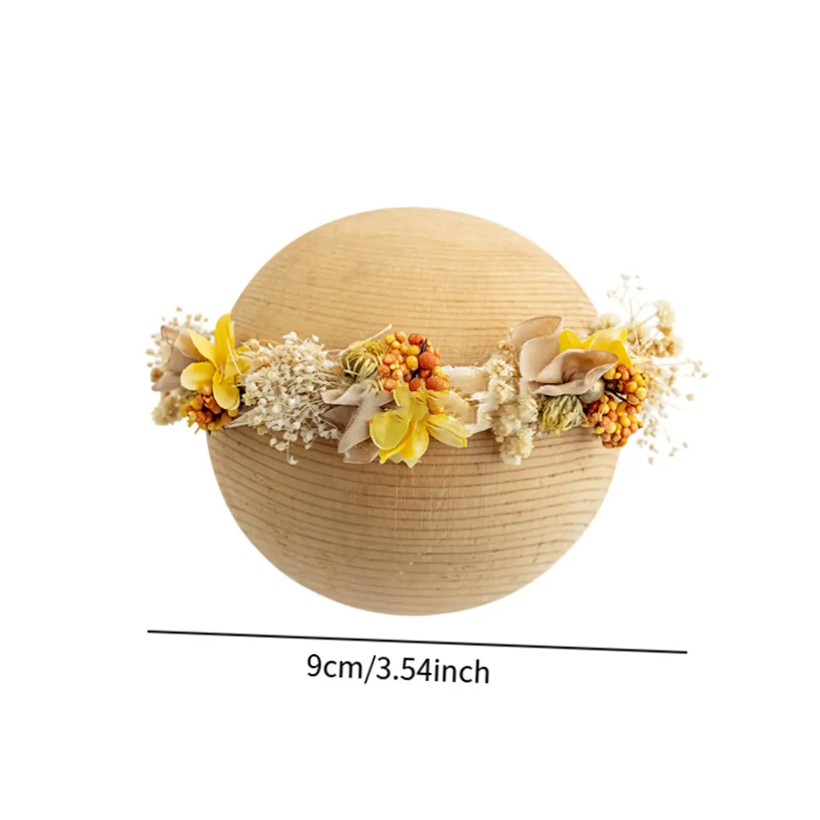 Newborn Flower Headband 0-6 Months Party Kids Birthday Adjustable Hairband