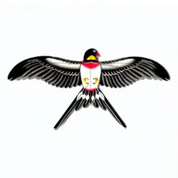Cometa infantil de águila plástica – Diseño colorido ideal para volar