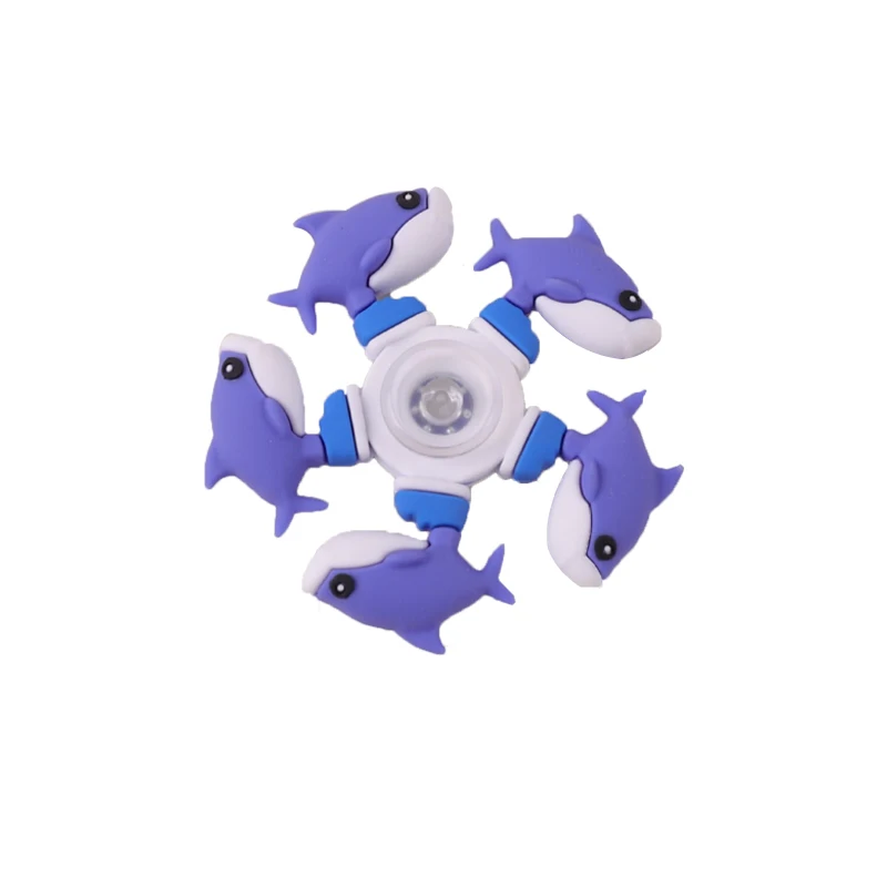 Creativo italiano Brainrot Fidget Spinner mano Top Spinners Tung Sahur Tralalero EDC Figet Spiner dedo alivio del estrés juguetes - imagen 5