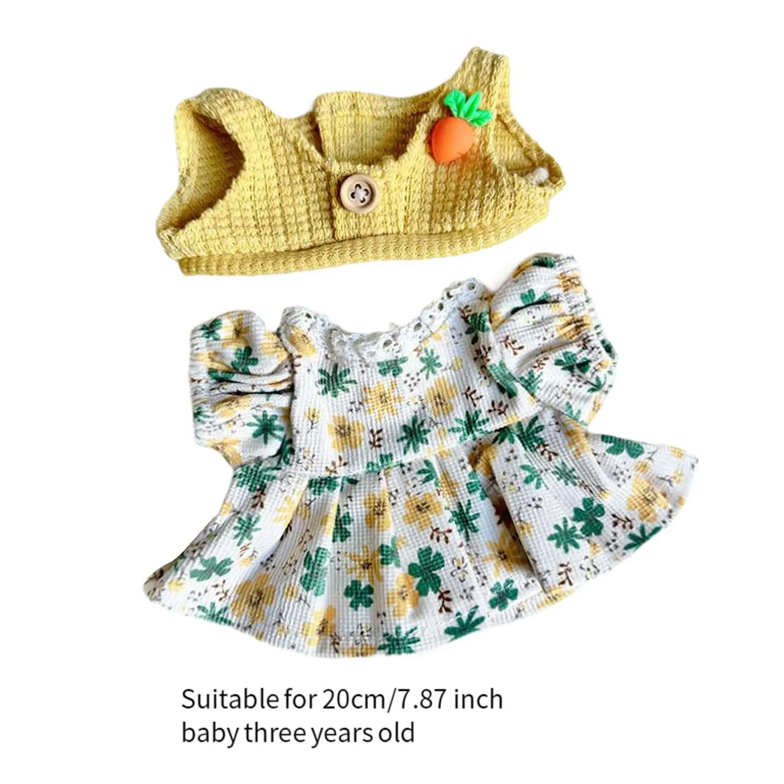 20cm Plush Doll Clothes,Stuffed Animal Accessories,Doll Dress and Vest Photo