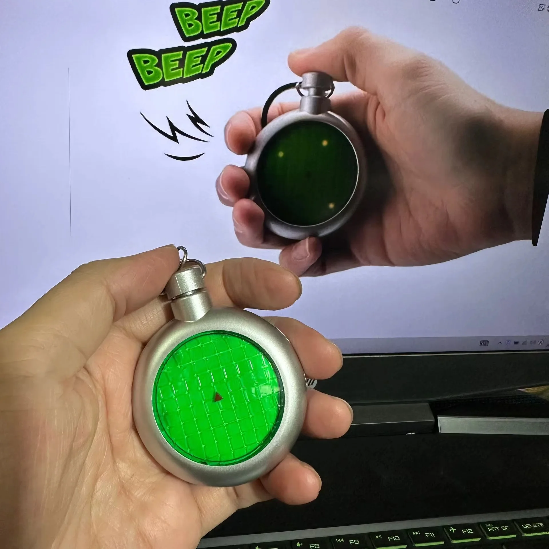 Llavero Dragon Ball con radar recargable, luz y sonido para fans - imagen 4