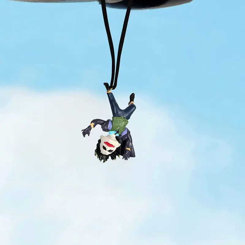 Colgante para espejo retrovisor de coche Venom de dibujos animados, colgante para coche Venom Joker, accesorios interiores, Mini modelo de juguete, figuras de acción - imagen 3