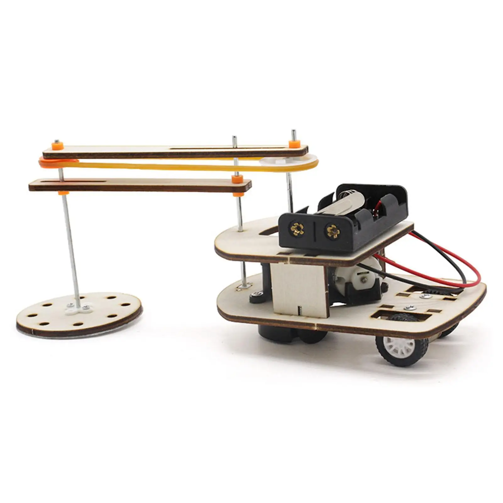 Rotating Sweeping Robot Toy Education Tool Physics Experiments Demonstrator Compact Easy Assembly Teaching Props Learning Set