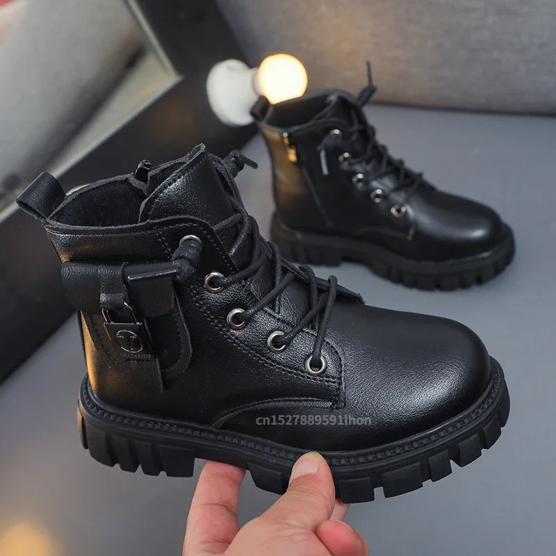 Botas de invierno acolchadas con suela antideslizante para niño - imagen 2