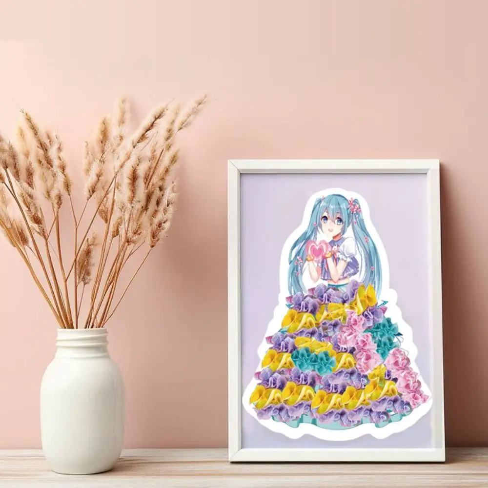 Creative Craft DIY Painting Sticker Educational Princess Fairy Magical Art Handmade Dress Up Game Art Craft - imagen 3