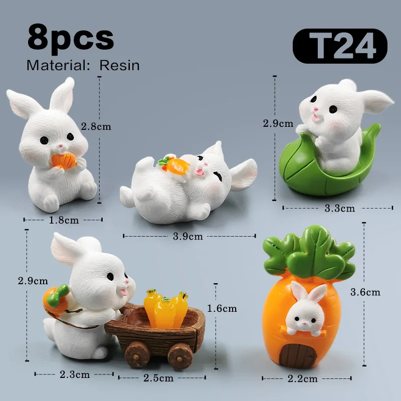 8pcs Rabbit-T24