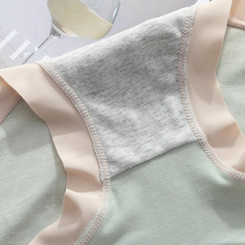 Bragas de maternidad de algodón sin costuras, lencería de cintura baja, ropa interior para el vientre, ropa para mujeres embarazadas, bragas de embarazo sin rastro para Abdomen - imagen 4