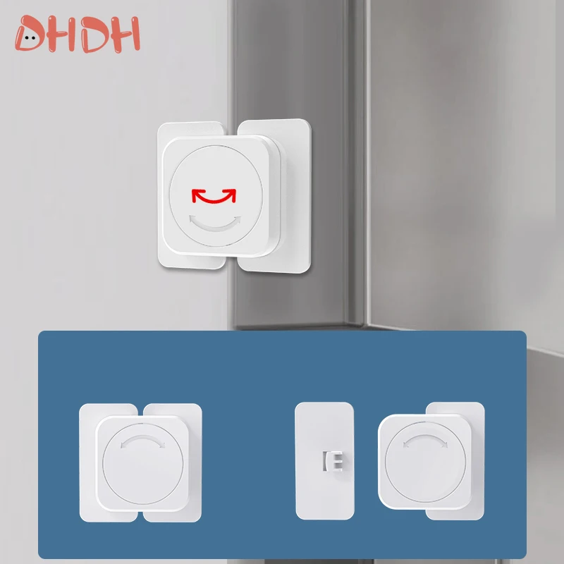 Cerradura de seguridad para niños y bebés, multifuncional, para horno, microondas, armario, cajón, refrigerador, muebles, seguridad para niños, 1-10 Uds. - imagen 5