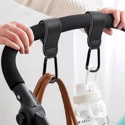 Gancho para Cochecito de Bebé, Multifuncional, Universal, Simple, Portátil, con Cinta Mágica Resistente, Sin Necesidad de Perforar