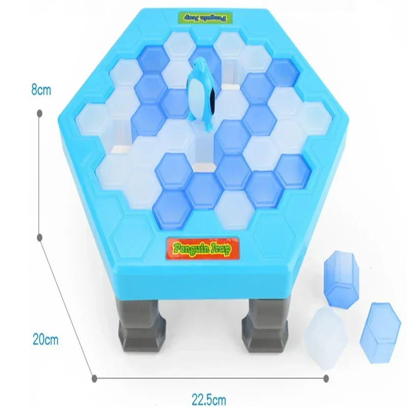 ¡CALIENTE! Mini trampa de pingüinos para padres e hijos, entretenimiento interactivo, juego de mesa interior, juguetes para chico, rompecabezas familiar, bloque de hielo, guardar pingüino - imagen 4