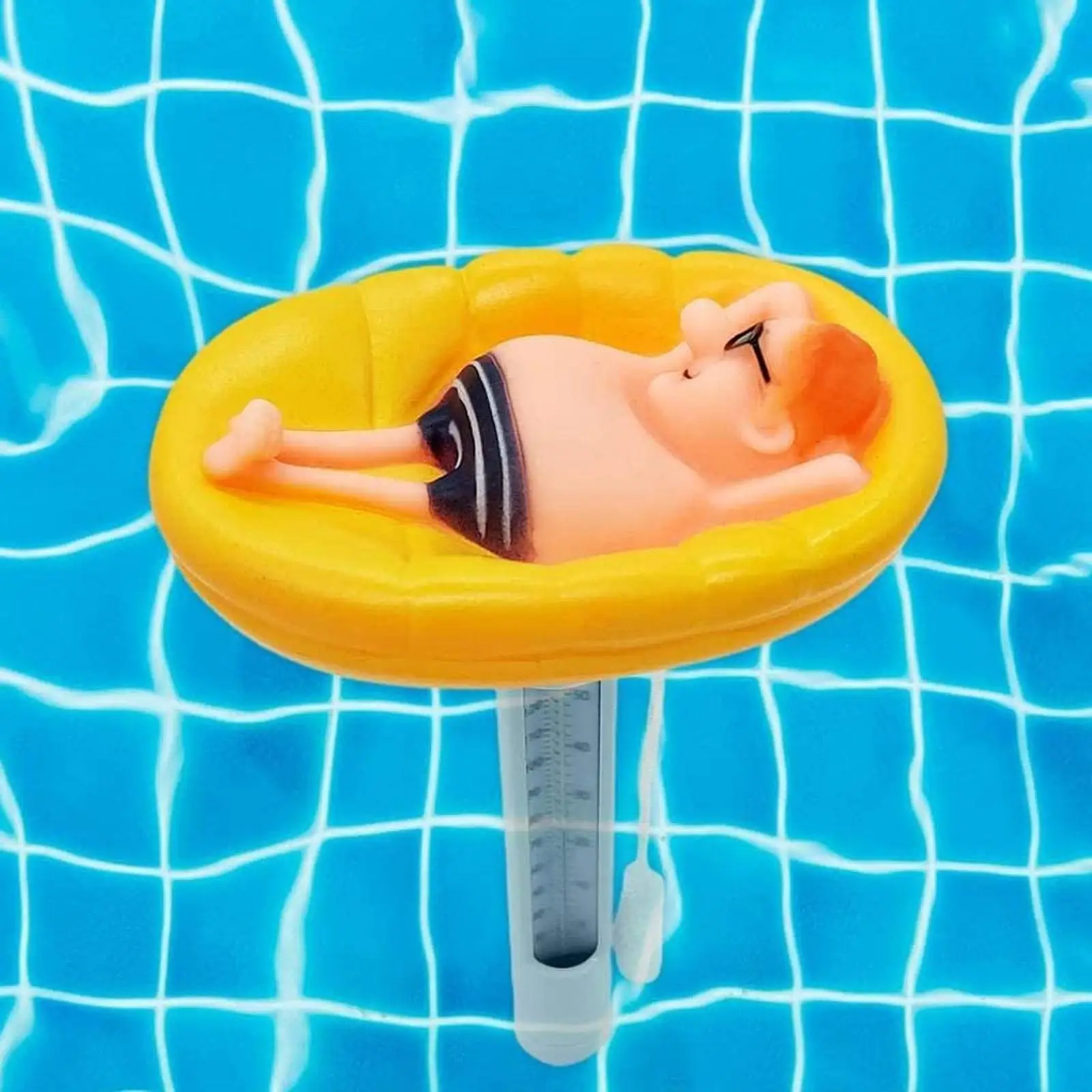Termómetro flotante para piscina Temperatura divertida de piscina para spas Baño de bebé - imagen 3