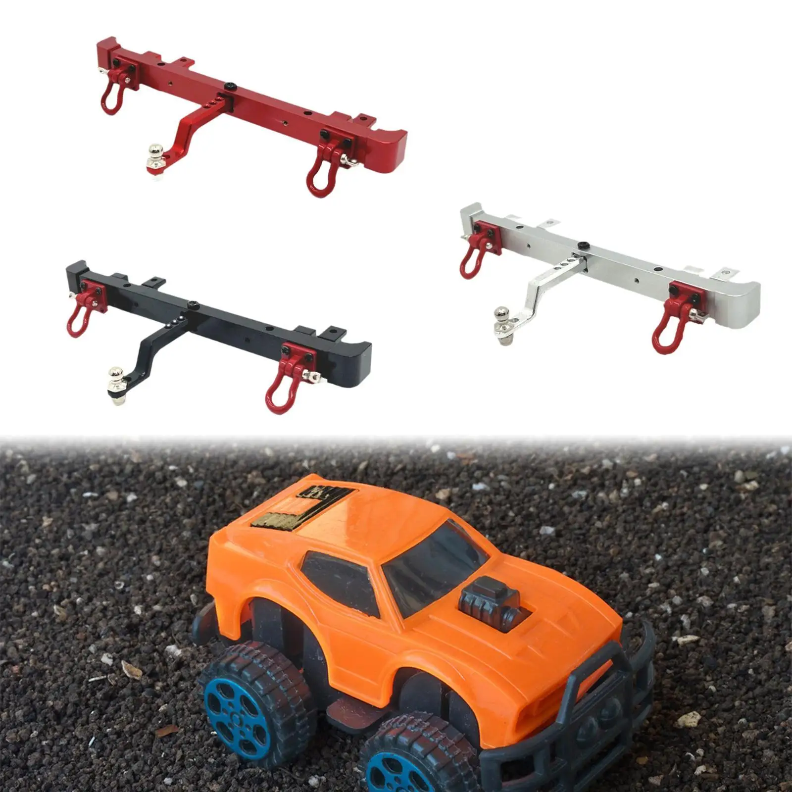 1:12 RC Rear Guard Component for MN82 LC79, Easy Installation Accessory