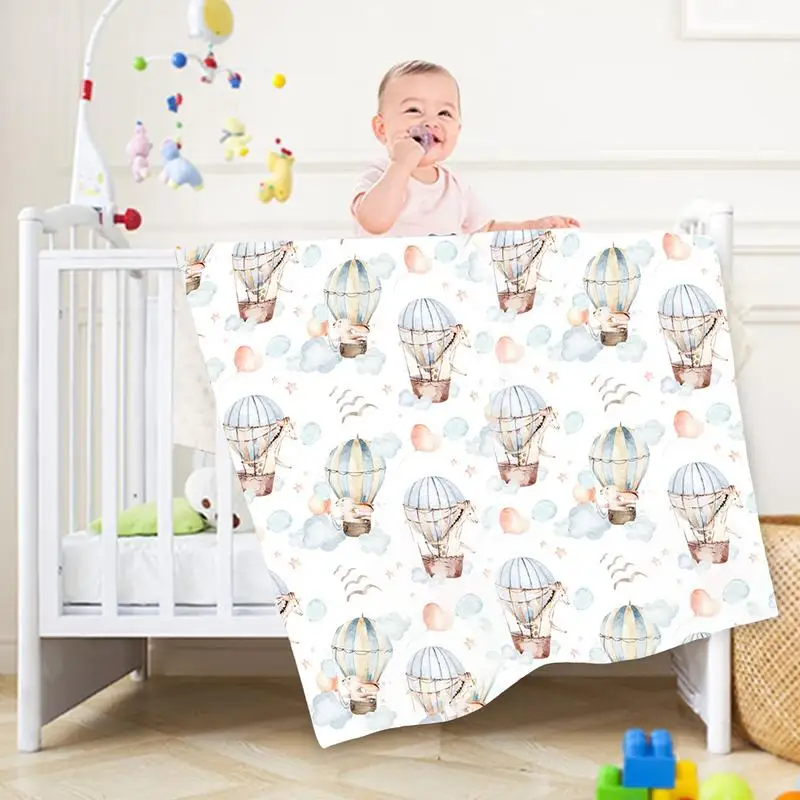 Mantas envolventes suaves y transpirables para guardería, suministros para guardería respetuosos con la piel para familiares, amigos, hogar, cumpleaños al aire libre, mamá