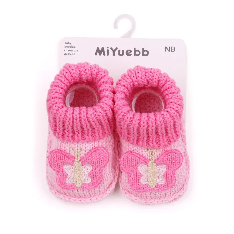 Botines de ganchillo para bebé suaves primeros pasos cálidos cómodos - imagen 3