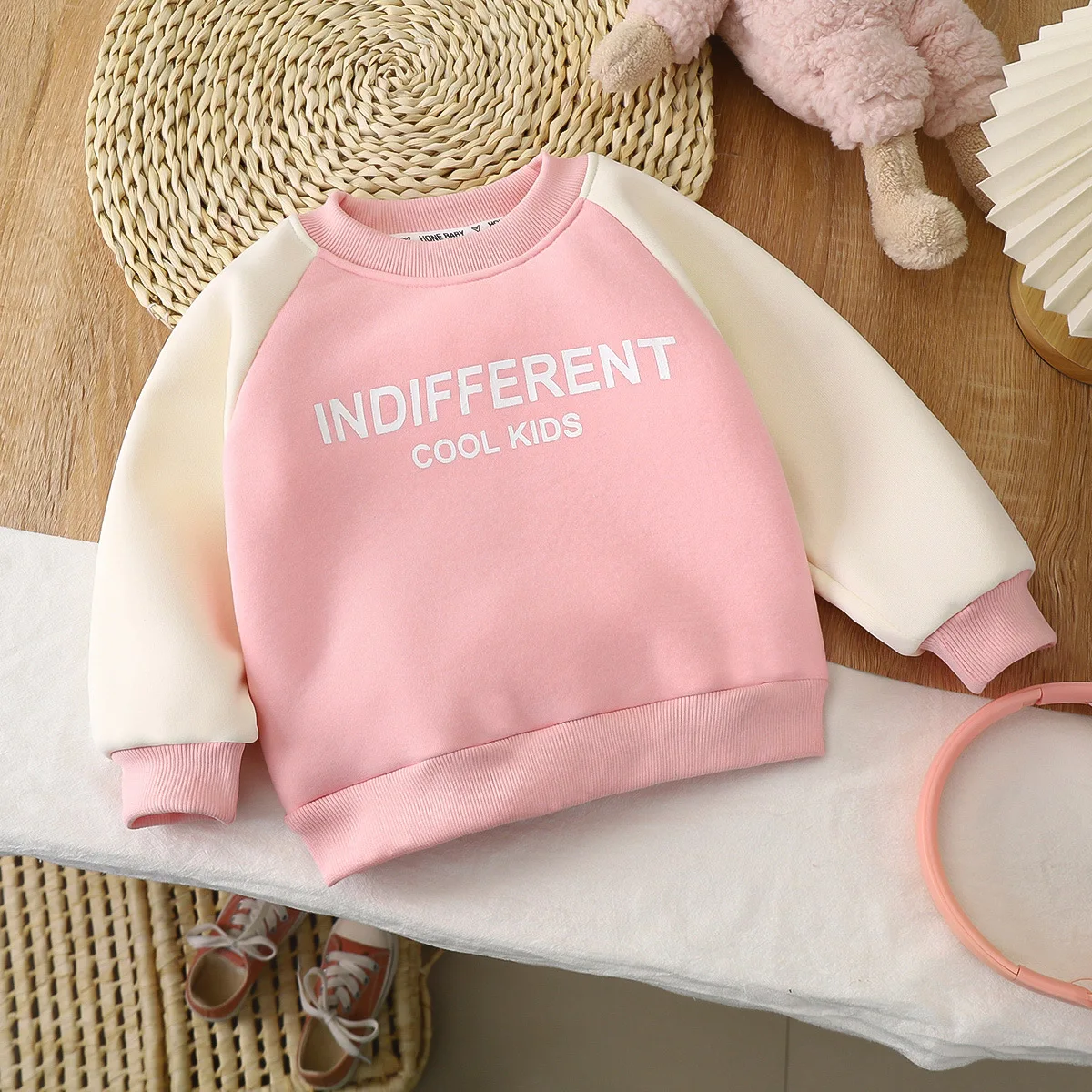 Sudadera de lana con letras para niño – Ropa de invierno infantil