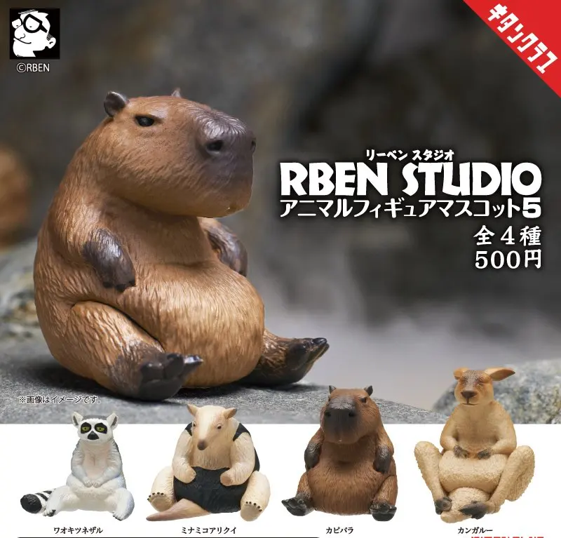 RBEN STUDIO Figura Capibara 5 Colas Juguete Coleccionable