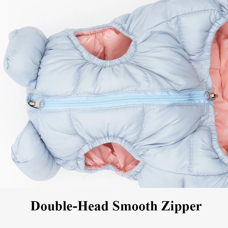 Abrigo para perros pequeños hinchados, ropa cálida y suave de peso ligero para perros pequeños, chaqueta acogedora de invierno para Yorkshire, Chihuahua, ropa para cachorros - imagen 4