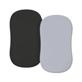black and gray
