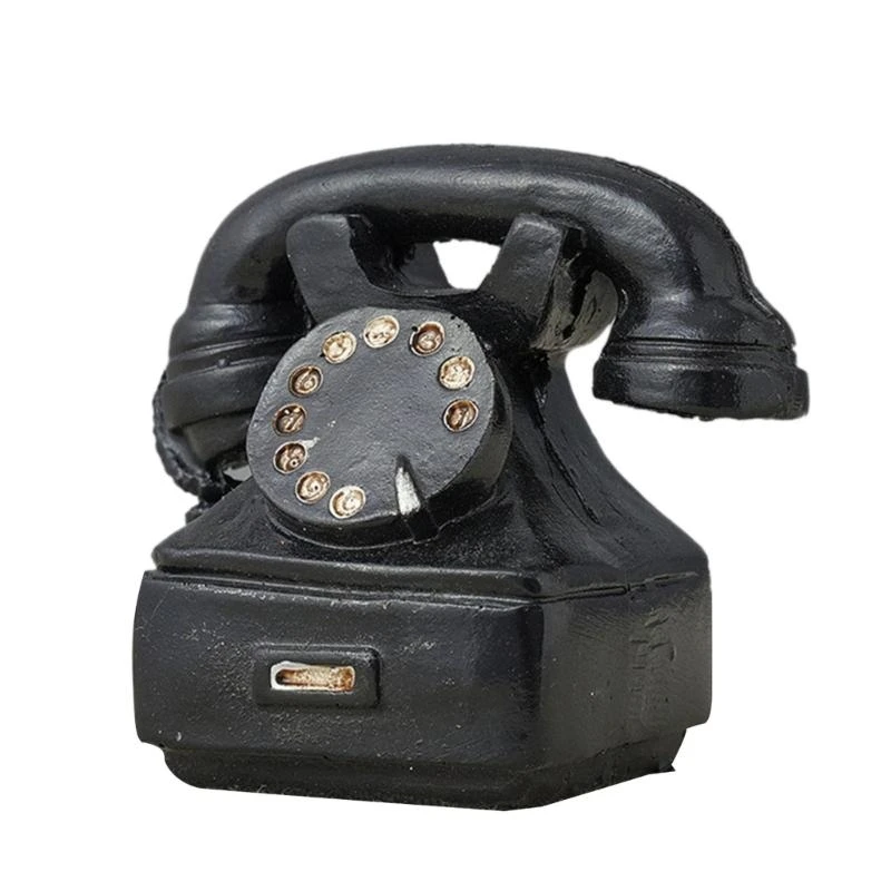 Accesorios fotografía para recién nacido M76C, modelo Radio artesanal resina, adornos Retro nostálgicos, Bar, del - imagen 3