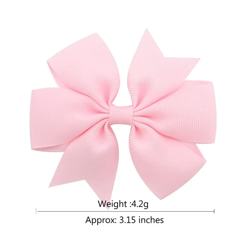 Lazo elástico de cinta para pelo de niña – Moña adhesiva con lazada - imagen 5