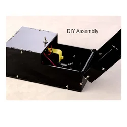 Caja de plástico con juegos creativos para estimular motricidad fina