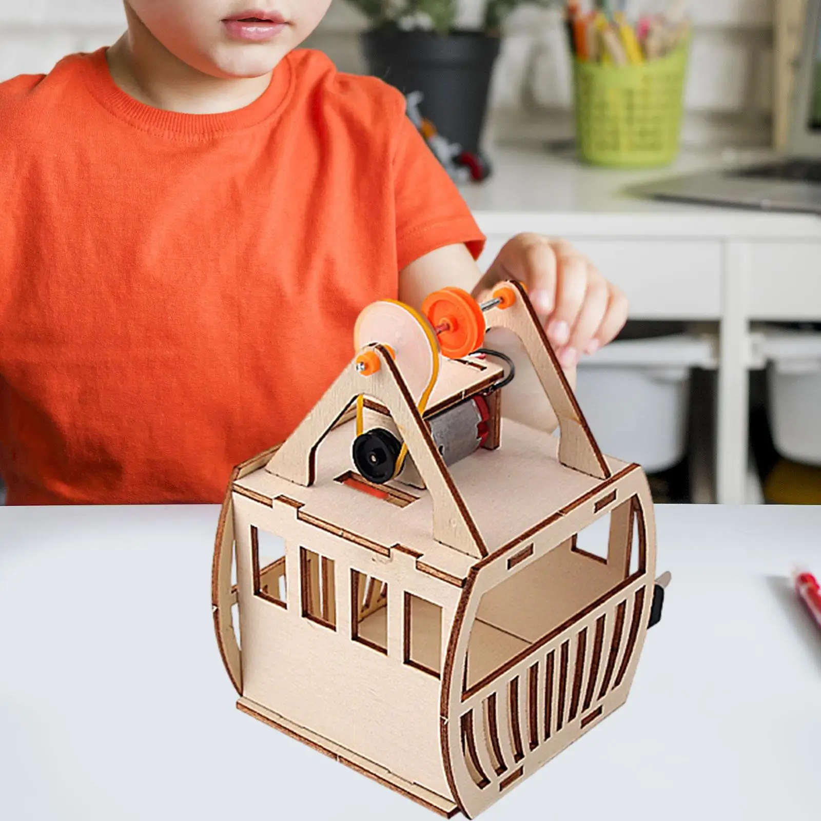 DIY Wooden Science Experiment Model Kits 3D Puzzles Educational Toy for Kids