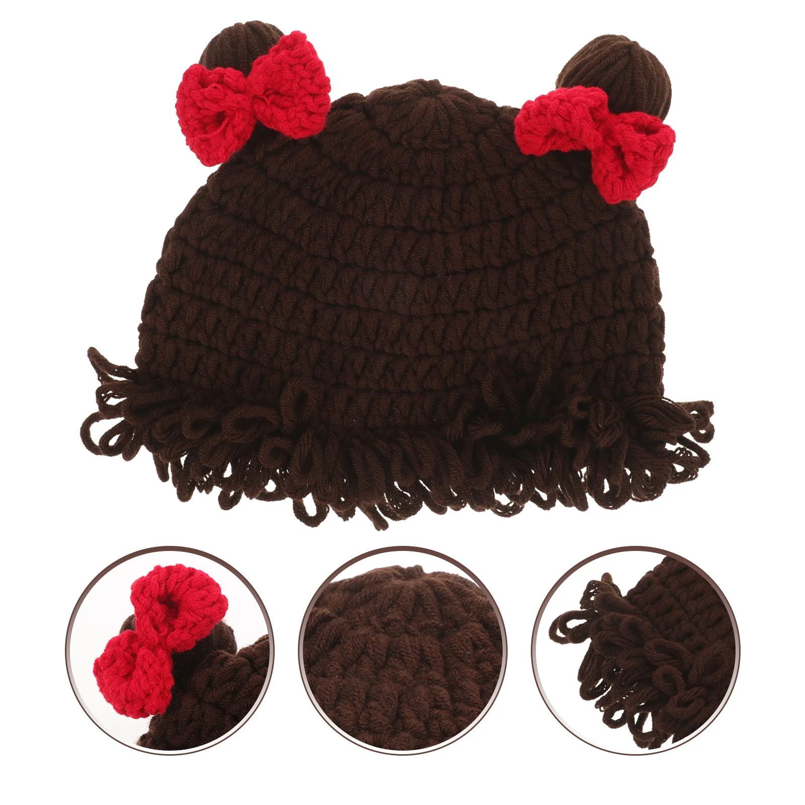 Gorro para niños, gorro de invierno cálido tejido para bebé, hilo suave y transpirable, gorros para recién nacidos con borde elástico para niña