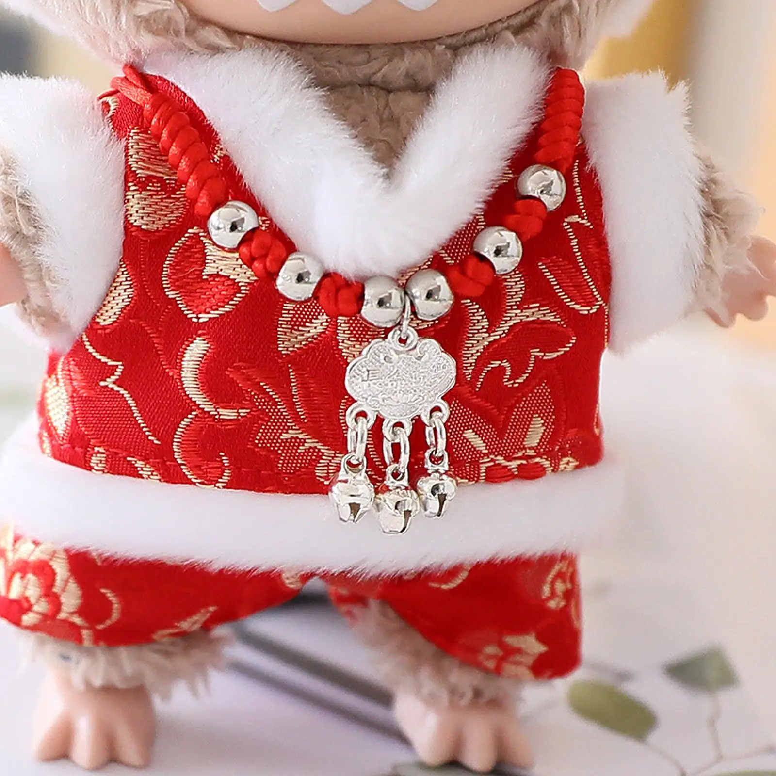 Doll Clothing Set for 15cm Doll with Detachable Accessories and Decorative Elements Doll Clothing Set for 15cm Doll with Detachable Accessories and Decorative Elements