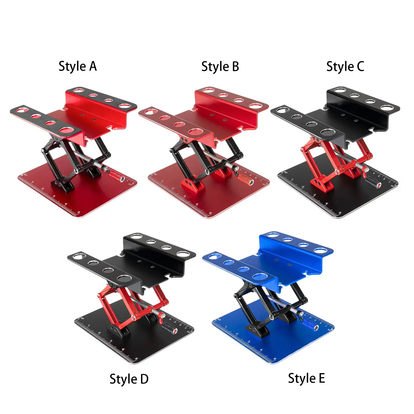 RC Car Work Stand Adjustable Height Universal Multifunctional Maintenance Stand Repair Station for 1/8 1/10 1/14 Off Road Truck