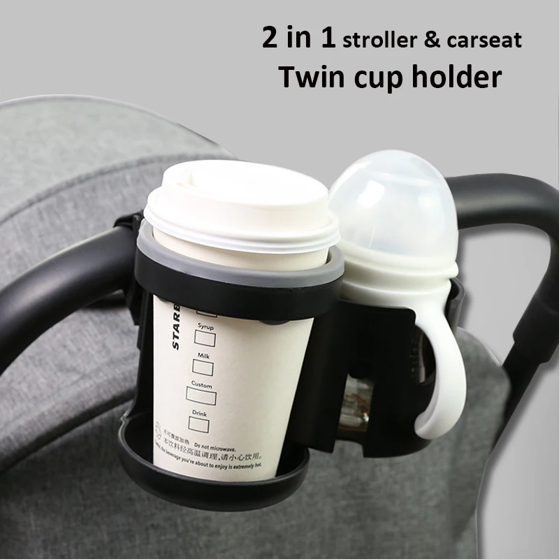 Accesorios para cochecito de bebé, soporte universal para taza de café, triciclo, botella de agua, teléfono móvil y soporte para bebidas, carrito de silla de ruedas - imagen 4