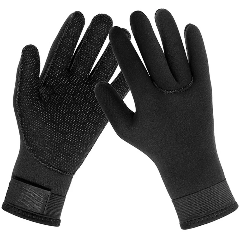 Guantes de buceo, guantes de traje de neopreno para surf, 3mm, térmicos, antideslizantes, flexibles para pesca submarina, natación, Rafting, kayak, remo - imagen 4