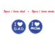 10pcs navy blue