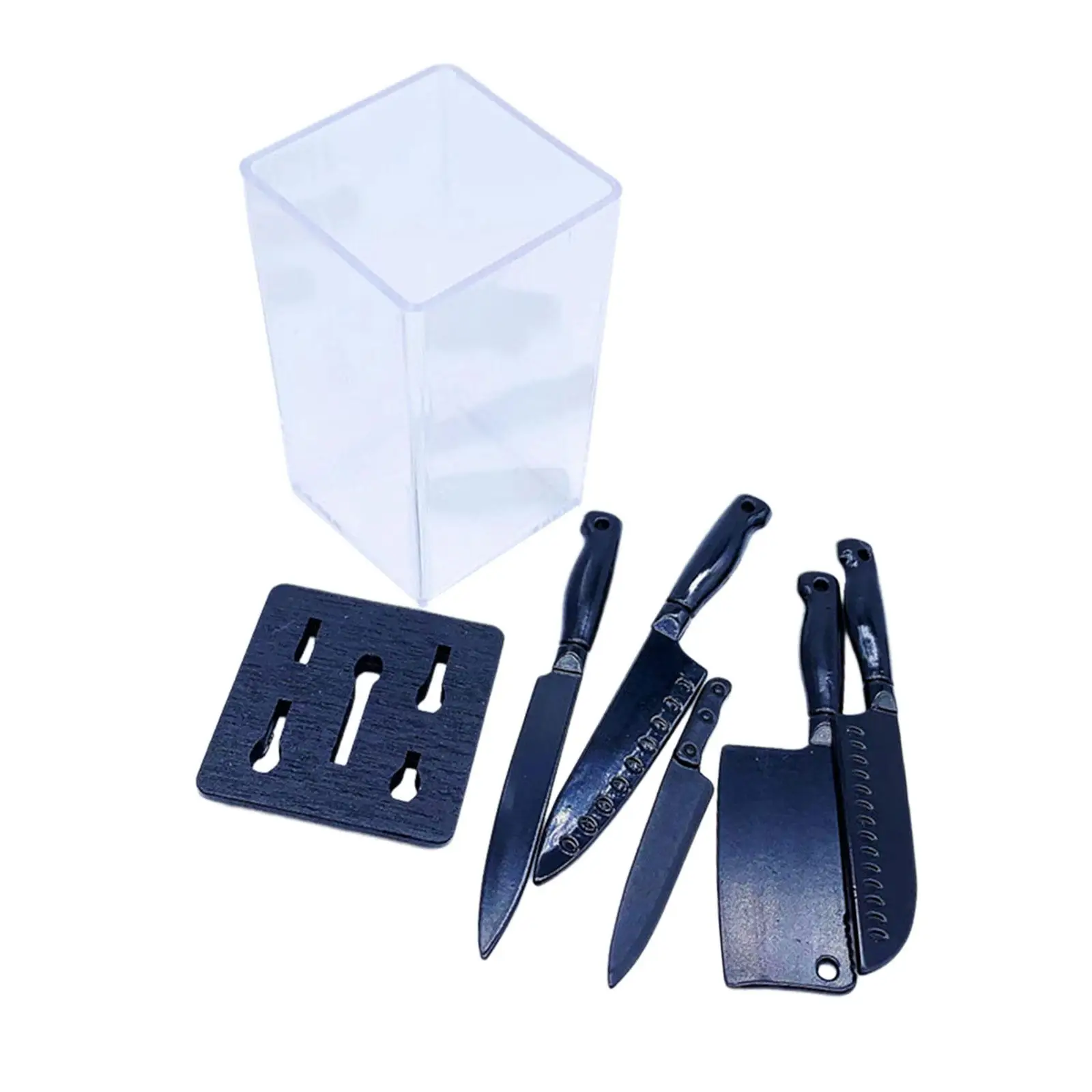 Juego cuchillos cocina - Detalle escena vida cubiertos