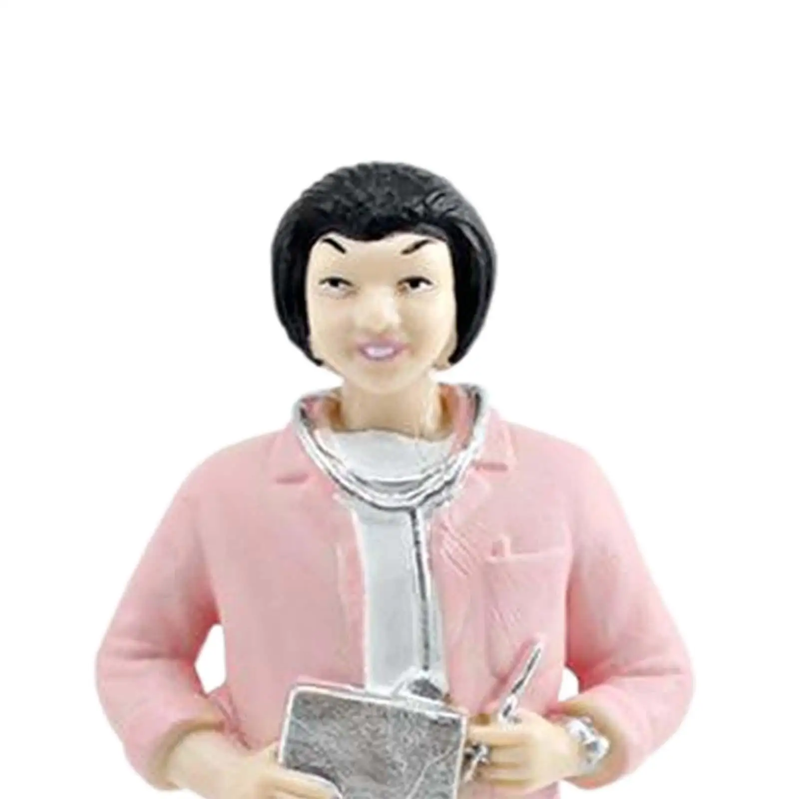 Model Figurine Hand Painted Collectibles Figurine Decor Diorama Scenery Role Play Figure Layout Miniature Diorama Figure