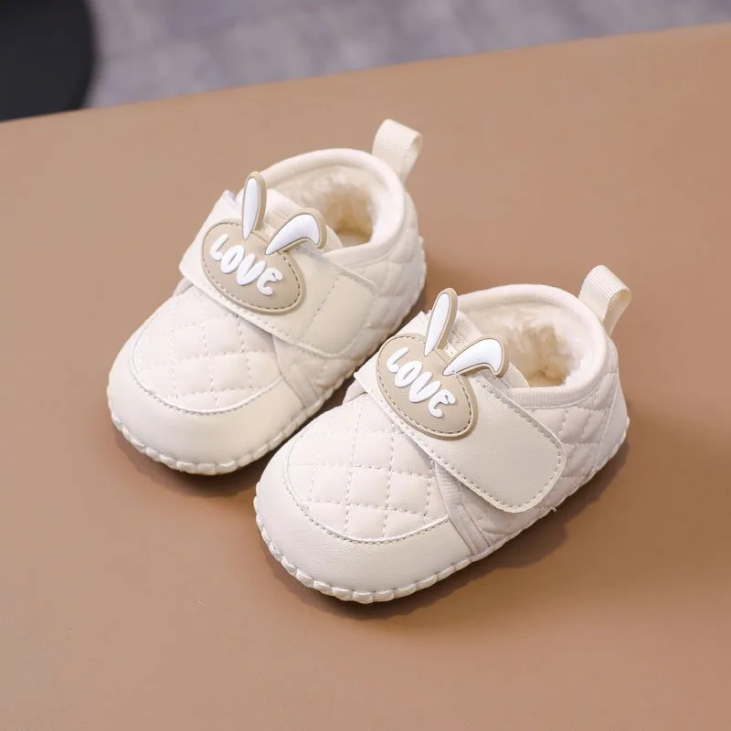 Botas de nieve para bebés y niños, zapatos para exteriores de otoño e invierno, suela suave antideslizante, botas de felpa para niños, zapatos para niños pequeños de dibujos animados - imagen 4