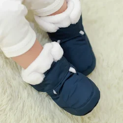 Botas de invierno unisex para bebé – Primeros pasos en piel sintética