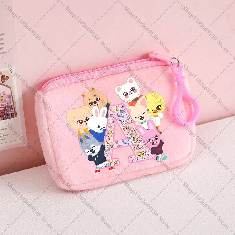 Monedero bonito de dibujos animados para niña, billetera con estampado de Anime SKZ ooed, monedero con cremallera a la moda, bolsa de almacenamiento de accesorios, regalos de navidad 2026 - imagen 2