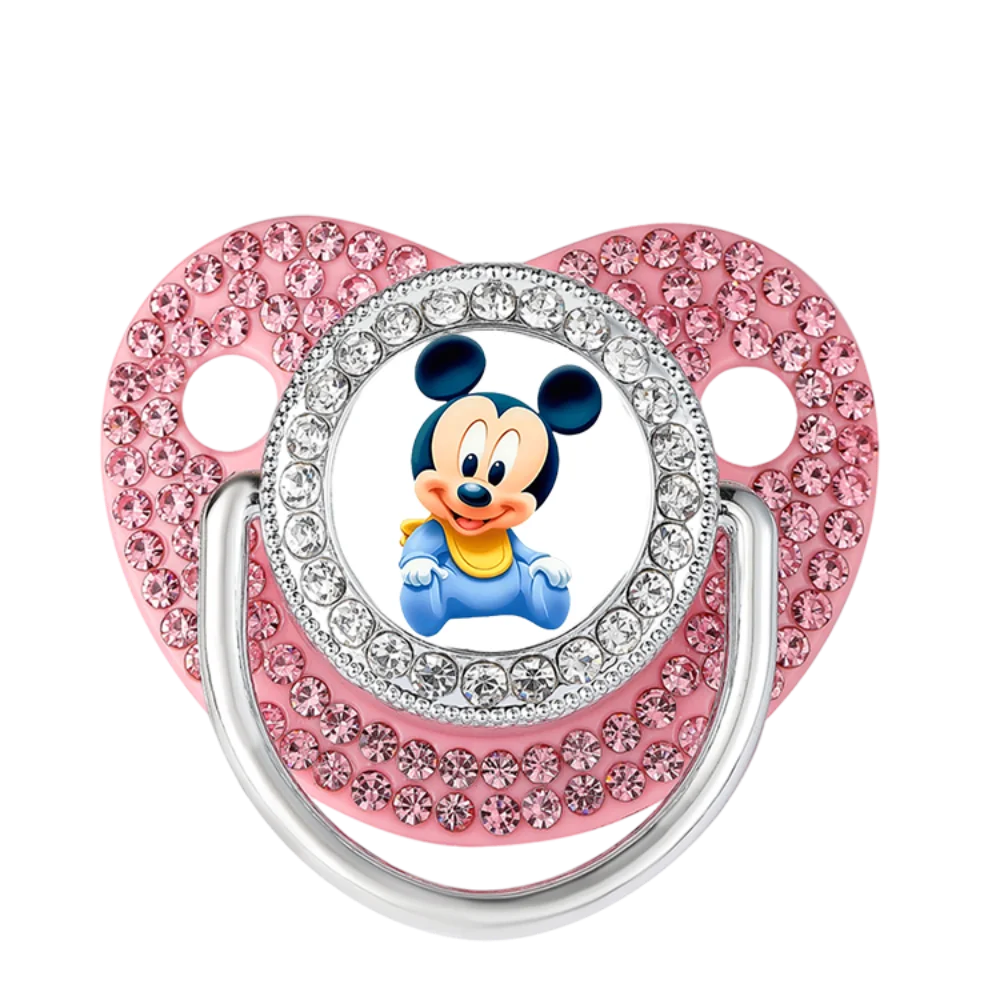 Chupete de lujo para bebé 2025, chupete ostentoso para recién nacido, juego de masticación oral para bebé, regalo para bebé Chupeta de 0 a 6M - imagen 3