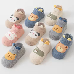 Calcetines antideslizantes bebé estampado divertido – Primavera/otoño